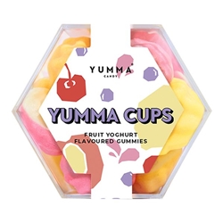 Yumma Candy Hexagon Yumma Cups 79g [Pack of 8]