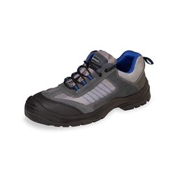 Beeswift Mesh Active Trainer Shoe Black/Blue 13