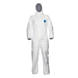 Tyvek® 500 Xpert Hooded Coverall White L
