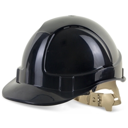 Beeswift Comfort Vented Safety Helmet Black 