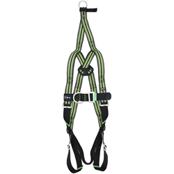 2 Point Rescue Harness Black/Green 