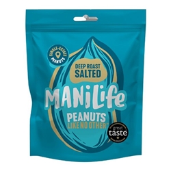 ManiLife Deep Roasted Peanuts 25g [Pack of 12]