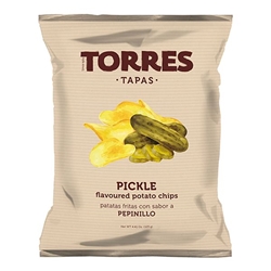Torres Pickle Flavour Crisps 125g [Pack of 17]