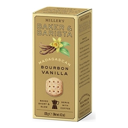 Artisan Biscuits Millers B&B Madagascan Vanilla Biscuits 120g [Pack of 6]