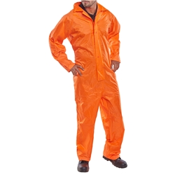 Beeswift Nylon Coverall Orange Xxl