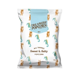 Dreamers Popcorn Sweet & Salty Popcorn 100g [Pack of 12]