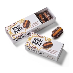 What a Date Orange Peel Snack Pack 50g [Pack of 12]