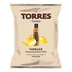 Torres Vinegar Crisps 125g [Pack of 17]