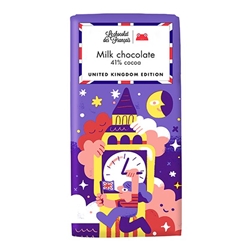 Le Chocolat des Français Big Ben Milk 41% 80g [Pack of 10]