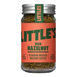 Little's Rich Hazelnut Flavour Instant Coffee 50g [Pack of 6]