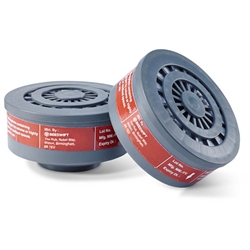 Beeswift Respirator A1 Filters (Pair) Grey 