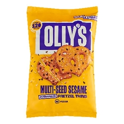 Olly's Pretzel Thins - Multiseed Sesame 140g [Pack of 7]