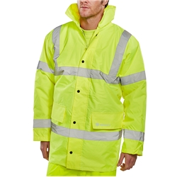 Beeswift Constructor Hi-Vis Jacket Saturn Yellow M