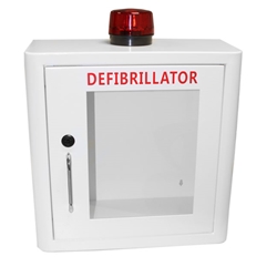 Click Medical Defibrillator Mild Steel Wall Cabinet Internal White 