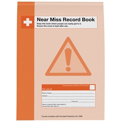 Click Medical Near Miss Record Book Orange 