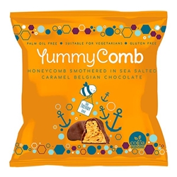 Yummycomb Salted Caramel Pocket Pack 40g [Pack of 12]