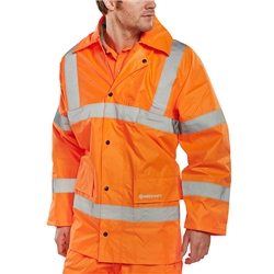 Beeswift Hi-Vis Lightweight Jacket Orange Xxxl