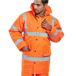 Beeswift Constructor Hi-Vis Jacket Orange S