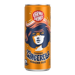 Karma Gingerella Ginger Ale Can 250ml [Pack of 24]