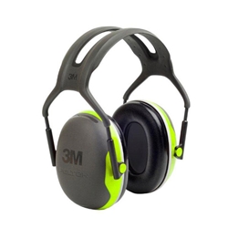 3M Peltor X4 Headband Ear Defenders Green 