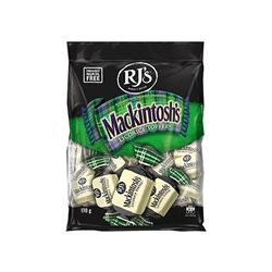 Rj's Mackintosh Licorice Toffees 170g [Pack of 12]