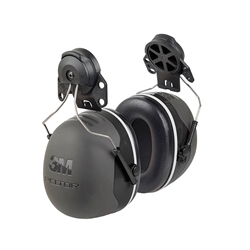 3M Peltor X5P3 Helmet Attachment Ear Defenders Black 