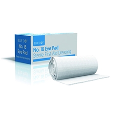 Blue Dot Boxed Eye Pad & Bandage No 16