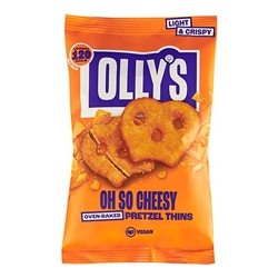 Olly's Pretzel Thins - Vegan Cheese 35g [Pack of 10]