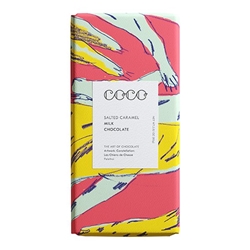 COCO Chocolatier Salted CaraMilk 80g bar [Pack of 12]