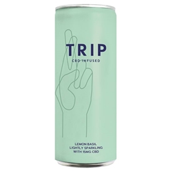 TRIP CBD Infused Drink With Adaptogens - Lemon Basil 250ml [Pack of 24]