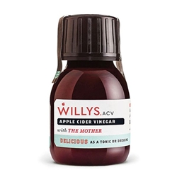 Willy's Organic Apple Cider Vinegar 50ml [Pack of 15]