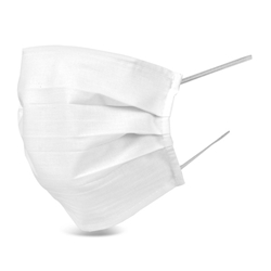 Click Medical Cotton Face Mask White 