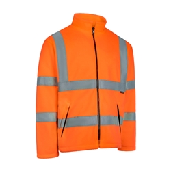 Beeswift Carnoustie Hi-Vis Fleece Jacket Orange Xxl