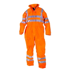 Hydrowear Uelsen Hi-Vis Waterproof Winter Coverall Orange Xl