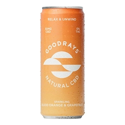 Goodrays CBD Blood Orange & Grapefruit Drink [Pack of 12]