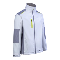 Beeswift Flex Softshell Jacket White/Grey 3Xl