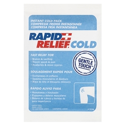 Rapid Relief Instant Cold Pack Small 4"X 6" White 6"