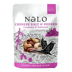 Nalo Chinese Salt & Pepper Cashews & Almonds 40g [Pack of 12]