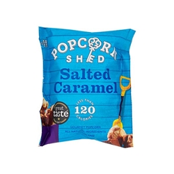 Popcorn Shed Salted Caramel Popcorn Snack Pack 24g [Pack of 16]