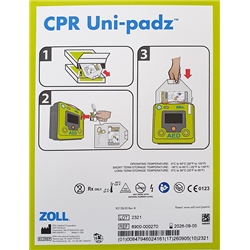 Zoll Aed 3 Cpr Adult/Child Uni-Padz  White 