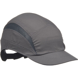 3M Hc24 First Base Safety Baseball Cap Reduced Peak Grey 