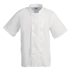 Whites Vegas Unisex Chef Jacket Long Sleeve White M - Logo FLB