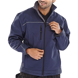 Beeswift Soft Shell Jacket Navy Blue S