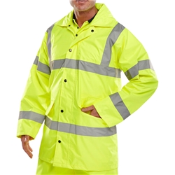 Beeswift Hi-Vis Lightweight Jacket Saturn Yellow Xxxxxl