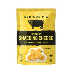 Serious Pig Crunchy Snacking Cheese Snack [Pack of 24]