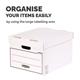 General Storage Box White 10Pk (Fsc) - Pallet [50 x Pack 10]