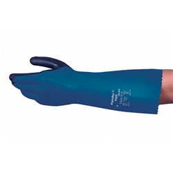 Ansell Alphatec 04-005 Gauntlet Gloves Blue L