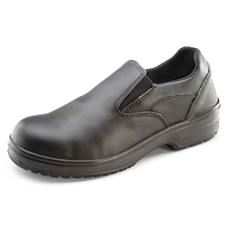 Beeswift Ladies Slip On Shoe Black 38/05