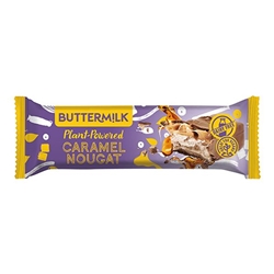 Buttermilk Plant Powered Caramel Nougat Snack Bar 50g [Pack of 24]