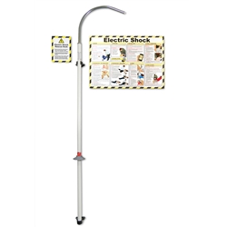 Click Medical Electric Shock Rescue Hook With Free Poster Grey 